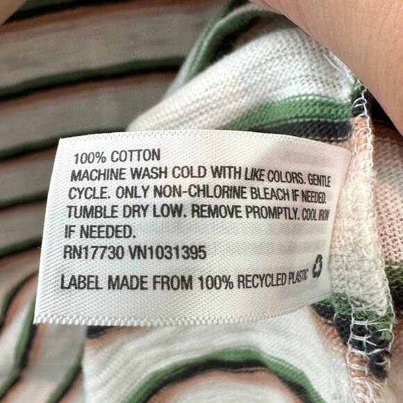 UNIVERSAL THREAD | Striped Cotton Mock Neck Top | Large - Picture 7 of 7